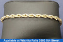 Rope Bracelet - Yellow Gold 10k (.417) 7.7 grams 7 inch