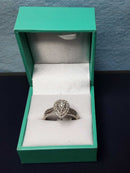 Women's Ring - White Gold 10k (.417) 3.4 grams Size 10