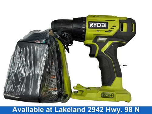 Ryobi P215 Green Cordless Standard Drill