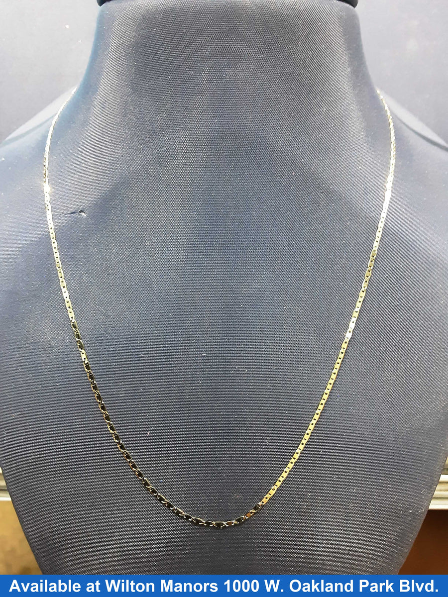 Chain - Yellow Gold 14k (.585) 1.1 grams 20 inch