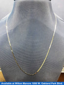 Chain - Yellow Gold 14k (.585) 1.1 grams 20 inch