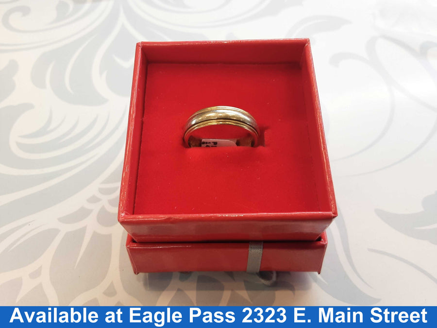 Ring - Wedding Band - Yellow Gold 14k (.585) 3.9 grams Size 6