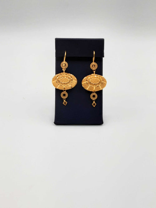 Earrings - Yellow Gold 14k (.585) 9.3 grams