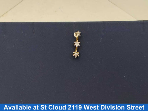 Diamond Pendant - Yellow Gold 10k (.417) 0.941 grams