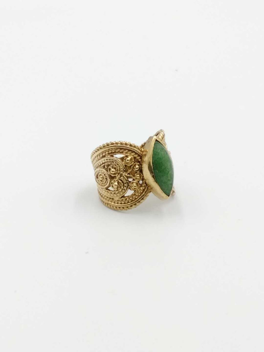 Women's Ring - Yellow Gold 14k (.585) 9.9 grams Size 8