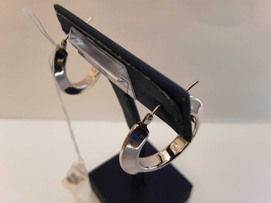 Hoop Earrings - White Gold 14k (.585) 4.9 grams
