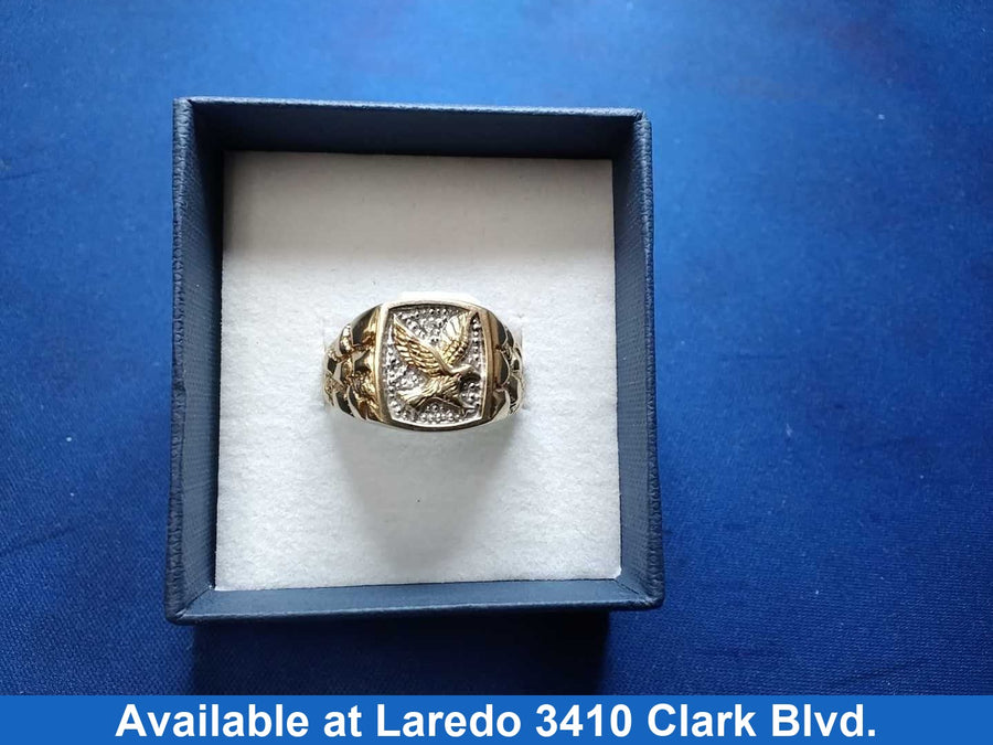 Man's Ring - Yellow Gold 10k (.417) 4.7 grams Size 11