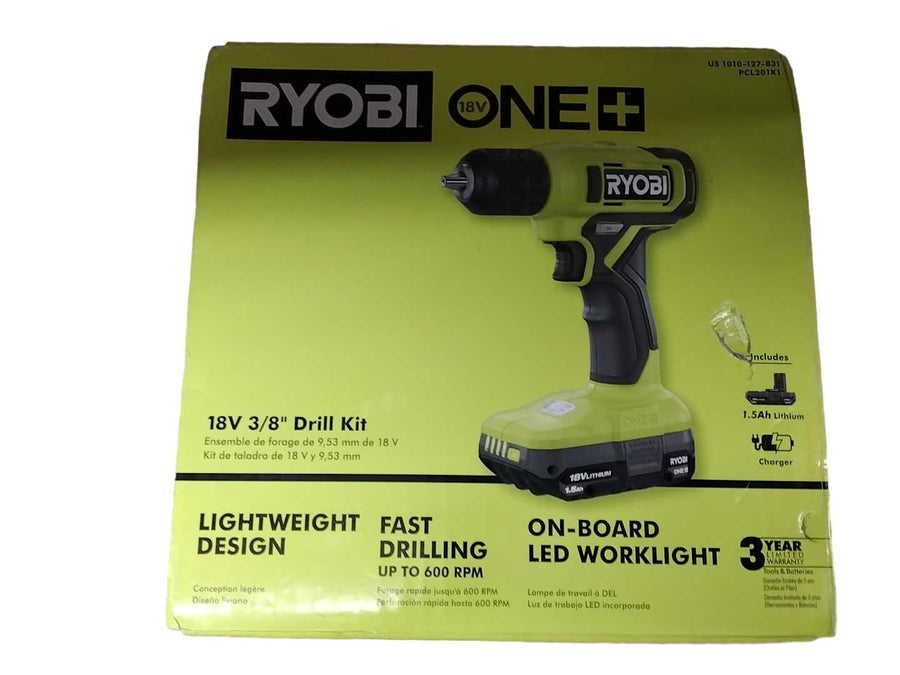 Ryobi Pcl201 Green Cordless Standard Drill
