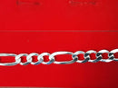 Figaro Bracelet - Silver 27.6 grams 8 inch