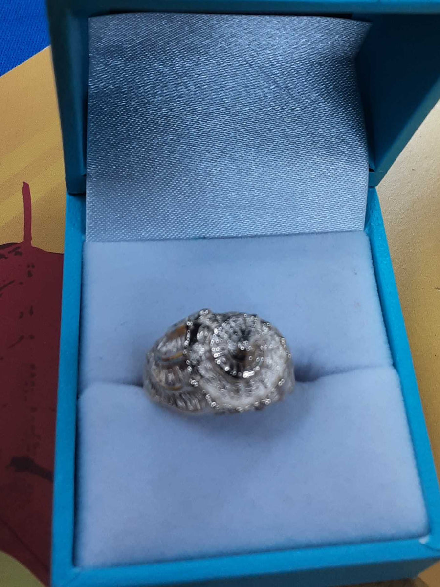 Women's Ring - Yellow Gold 14k (.585) 7.8 grams Size 5.5