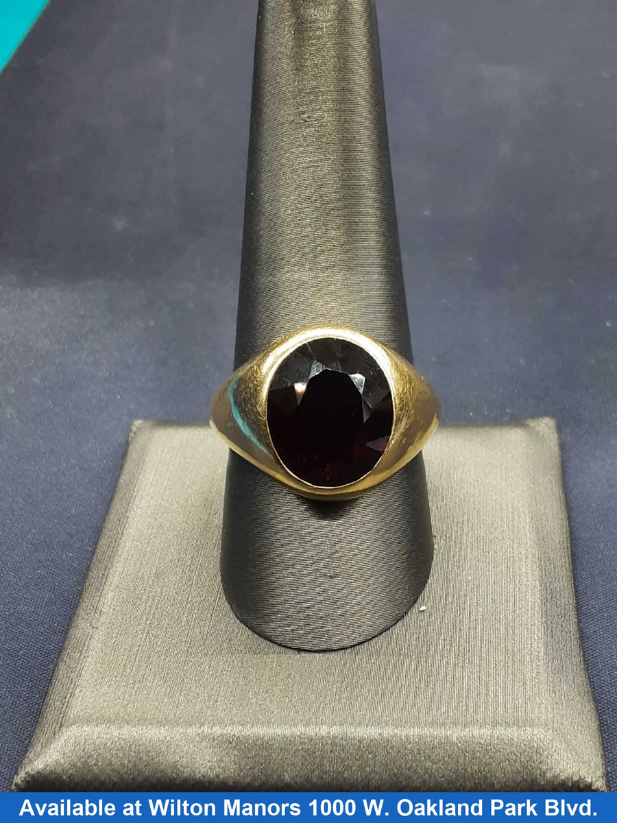 Men's Ring - Yellow Gold 14k (.585) 17.2 grams Size 12.5