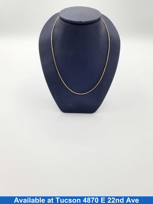 Box Chain - Yellow Gold 14k (.585) 4.9 grams 20 inch