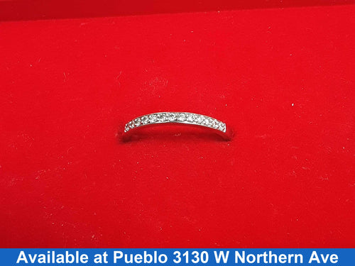 Women's Ring - White Gold 10k (.417) 1.8 grams Size 7
