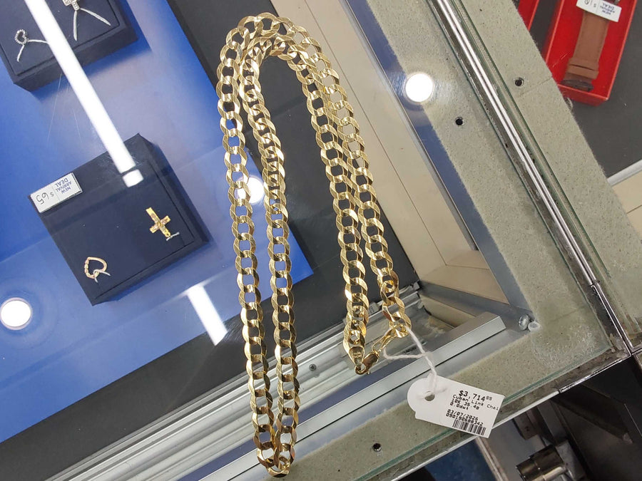 Cuban Link Chain - Yellow Gold 10k (.417) 35.4 grams 26 inch