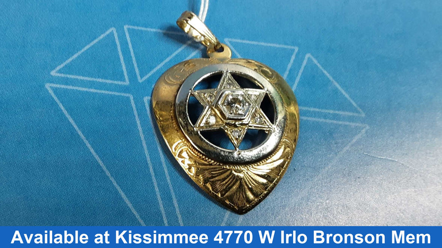 Symbol Pendant - Yellow Gold 10k (.417) 3.4 grams