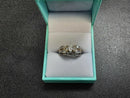 Ring - Engagement Set - White Gold 14k (.585) 7.3 grams Size 7