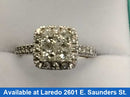 Ring - Engagement Set - White Gold 14k (.585) 4 grams Size 7