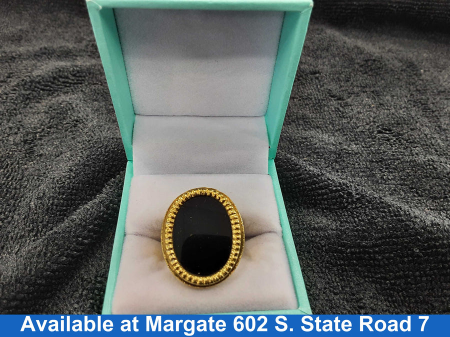 Men's Ring - Yellow Gold 18k (.750) 10.4 grams Size 10