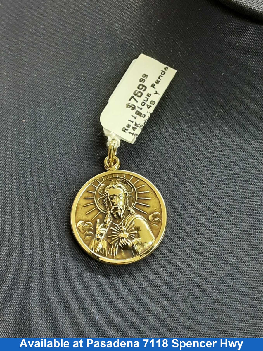 Religious Pendant - Yellow Gold 14k (.585) 5.4 grams