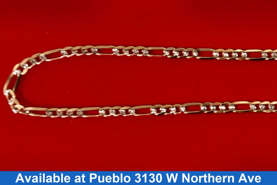 Figaro Chain - Yellow Gold 14k (.585) 7.7 grams 21 inch