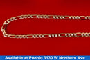 Figaro Chain - Yellow Gold 14k (.585) 7.7 grams 21 inch