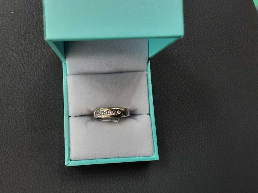 Ring - Wedding Band - White Gold 10k (.417) 1.8 grams Size 20