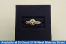 Women's Ring - Solitaire - White Gold 14k (.585) 2.46 grams Size 8