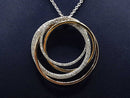 Chain - Tricolor Gold 14k (.585) 8.5 grams 18 inch