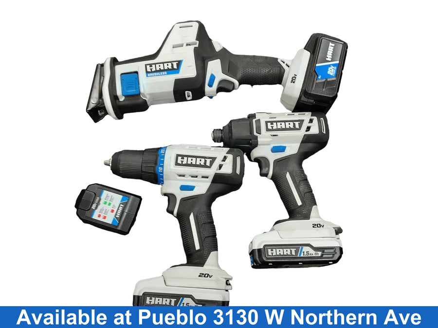 Hart Hpdd02 White Cordless Standard Drill