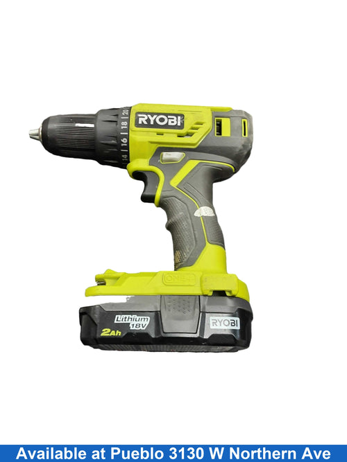 Ryobi P215vn Green Cordless Standard Drill