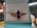 Women's Ring - Solitaire - Yellow Gold 14k (.585) 4.5 grams Size 7