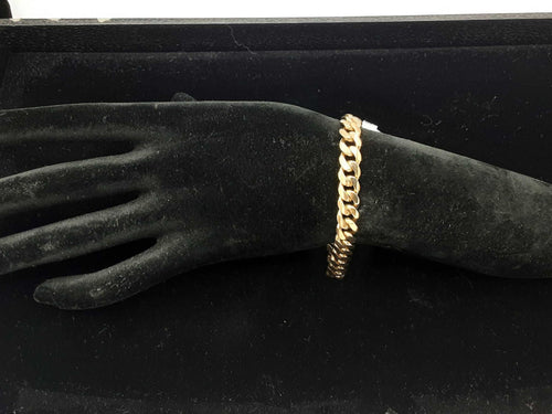 Cuban Link Bracelet - Yellow Gold 10k (.417) 32 grams 8 inch