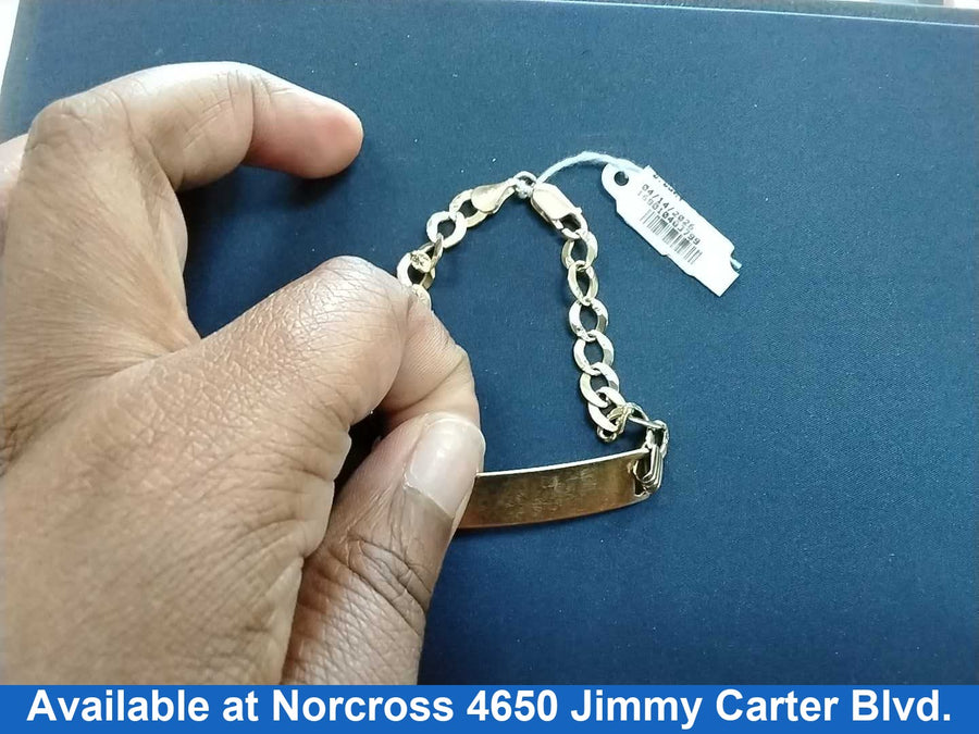 ID Bracelet - Yellow Gold 14k (.585) 11 grams 8 inch