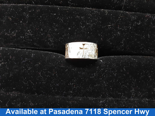 Men's Ring - Silver 10.6 grams Size 8