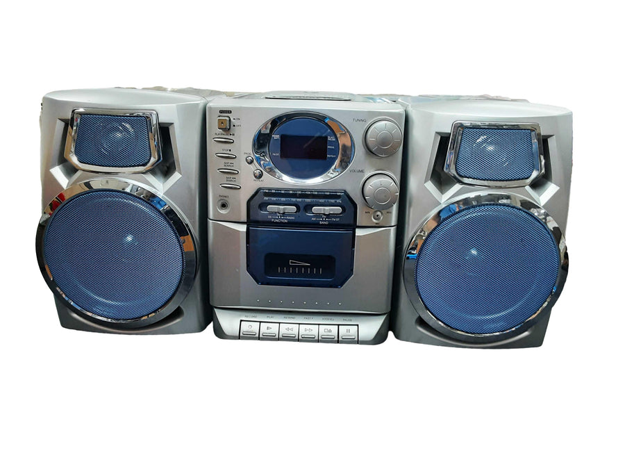 Durabrand Cd-1493 Silver Boombox Radio