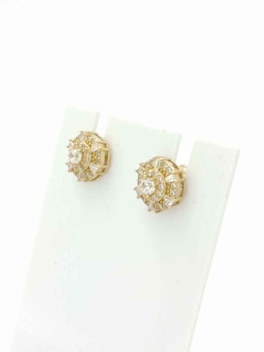 Double Stud Earring - Yellow Gold 14k (.585) 2.6 grams