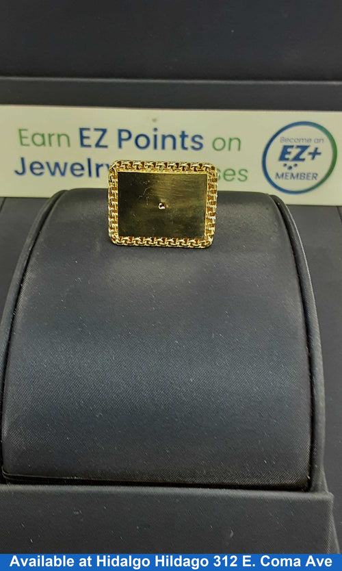Men's Ring - Yellow Gold 10k (.417) 9.9 grams Size 11