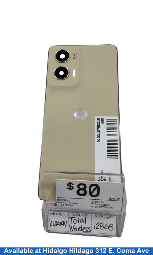 Motorola Xt2419v 128 Gb Beige / Tan Smart Phone