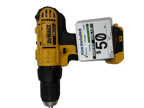 Dewalt Dcd771 Yellow Cordless Standard Drill