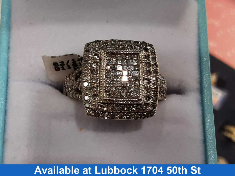 Ring - Engagement Set - Silver 6 grams Size 7.5