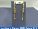 Pearl Earrings - Yellow Gold 22k (.917) 4.5 grams