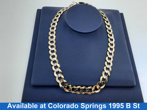 Cuban Link Chain - Yellow Gold 14k (.585) 66 grams 20 inch