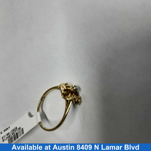 Women's Ring - Yellow Gold 10k (.417) 2.4 grams Size 7.5