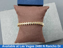 Tennis Bracelet - Yellow Gold 14k (.585) 12 grams 7 inch