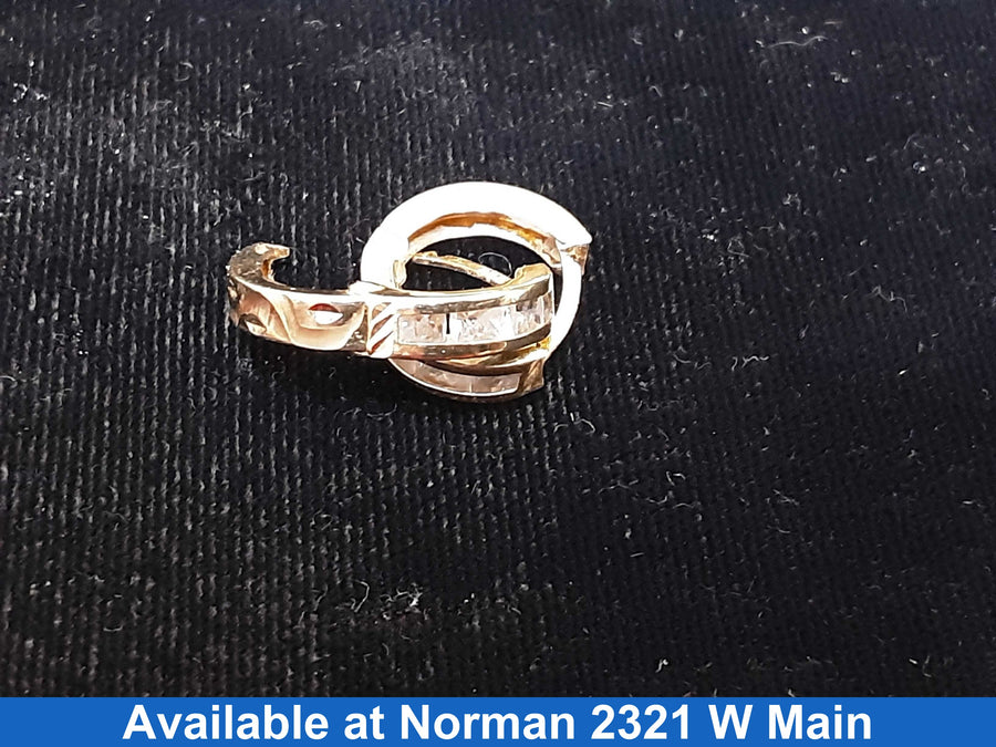 Hoop Earrings - Yellow Gold 14k (.585) 1.6 grams