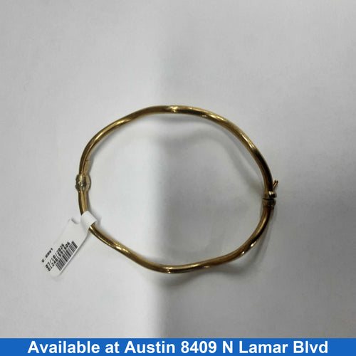 Bangle Bracelet - Yellow Gold 14k (.585) 4.4 grams 5 inch