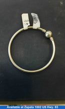 Bangle Bracelet - Silver 9 grams 6 inch
