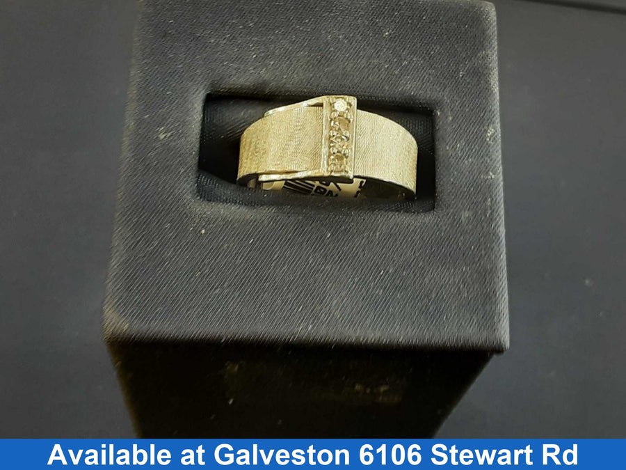 Ring - Wedding Band - White Gold 10k (.417) 5.8 grams Size 7