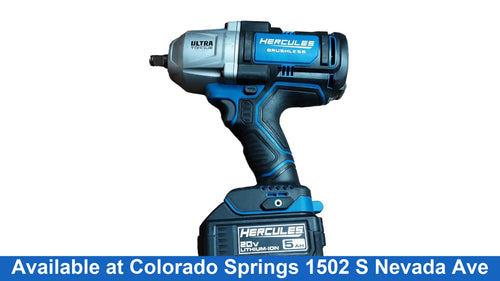 Hercules Hcb85k1 Blue Cordless Impact Drill