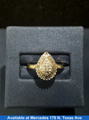 Women's Ring - Yellow Gold 10k (.417) 2.8 grams Size 20